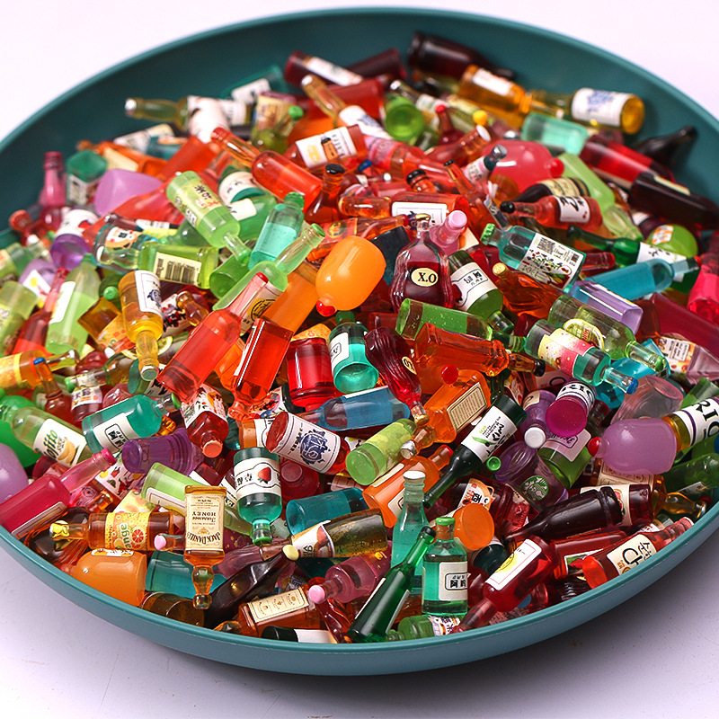 Wine Mix With Beer - 20 Buah Campuran Mini Resin Simulasi