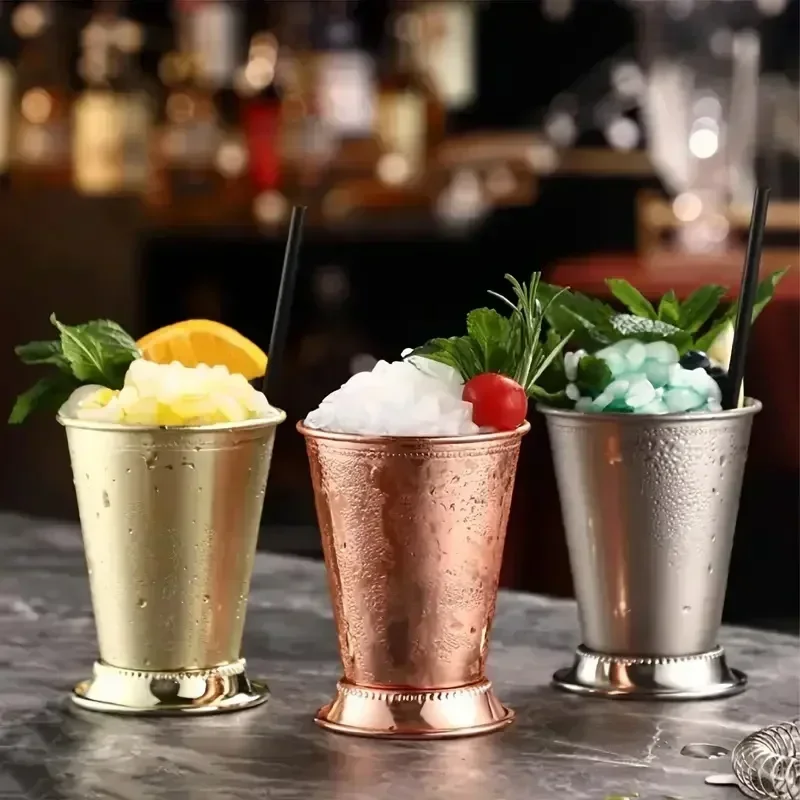 Wine Mix With Beer - Mug Mint Julep dari Baja Tahan