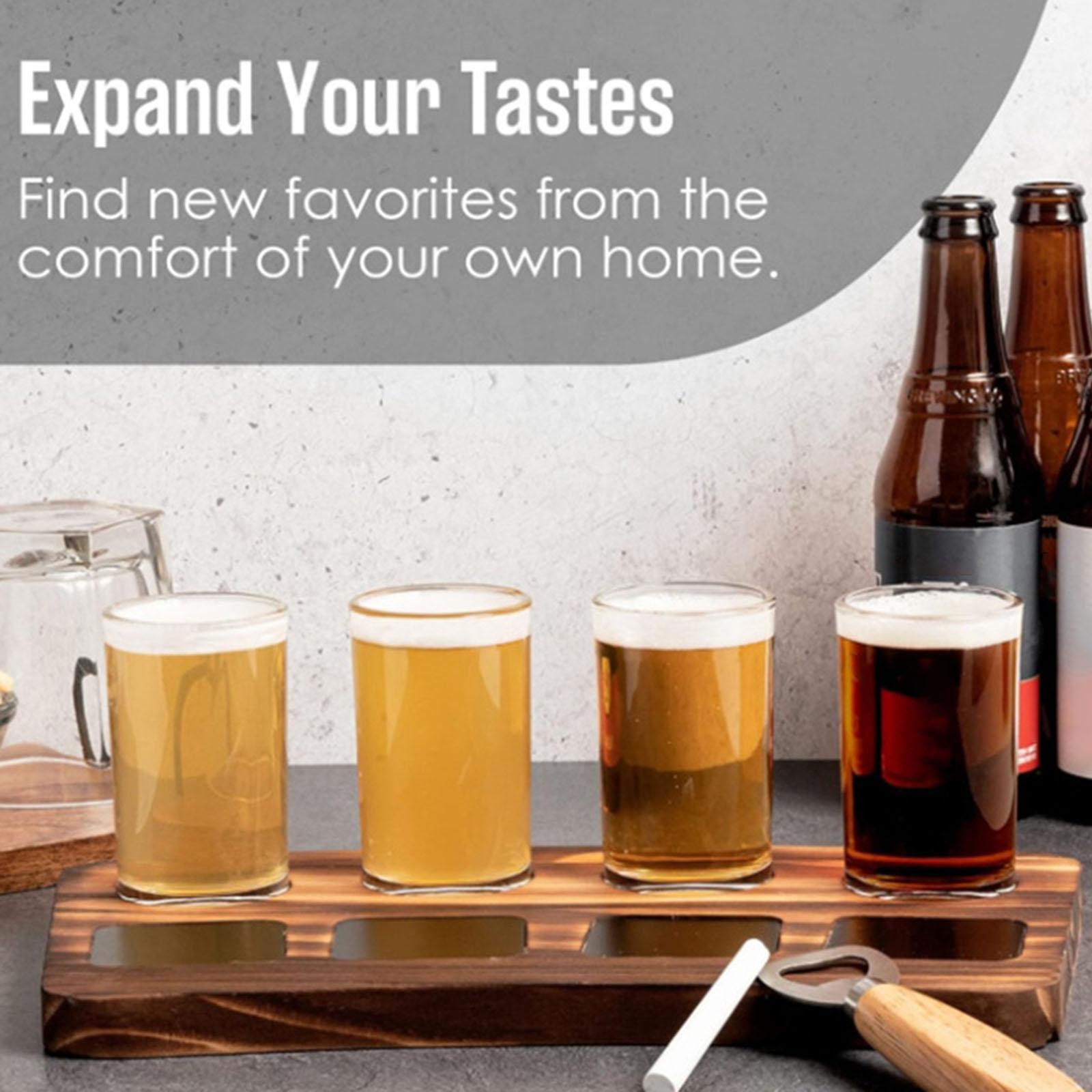 Wine Beer Tasting - Nampan Sajian Kayu Serbaguna untuk Mencicipi