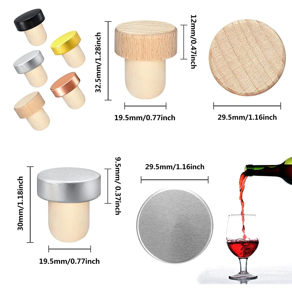 10 Buah Sumbat Gabus Botol Ang - Wine Beer Tasting ulasan dan harga