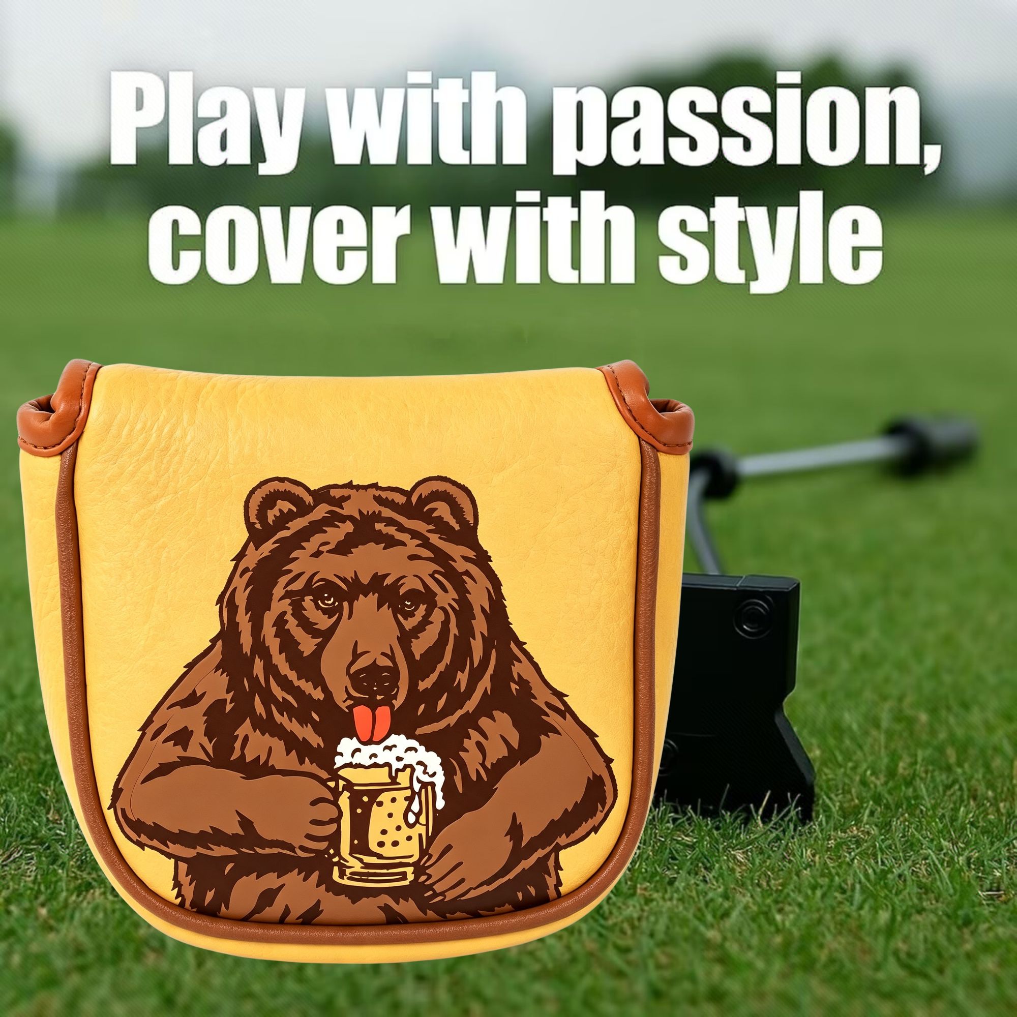 Penutup Kepala Putter Golf Bor - Beer & Wine Grab ulasan dan harga