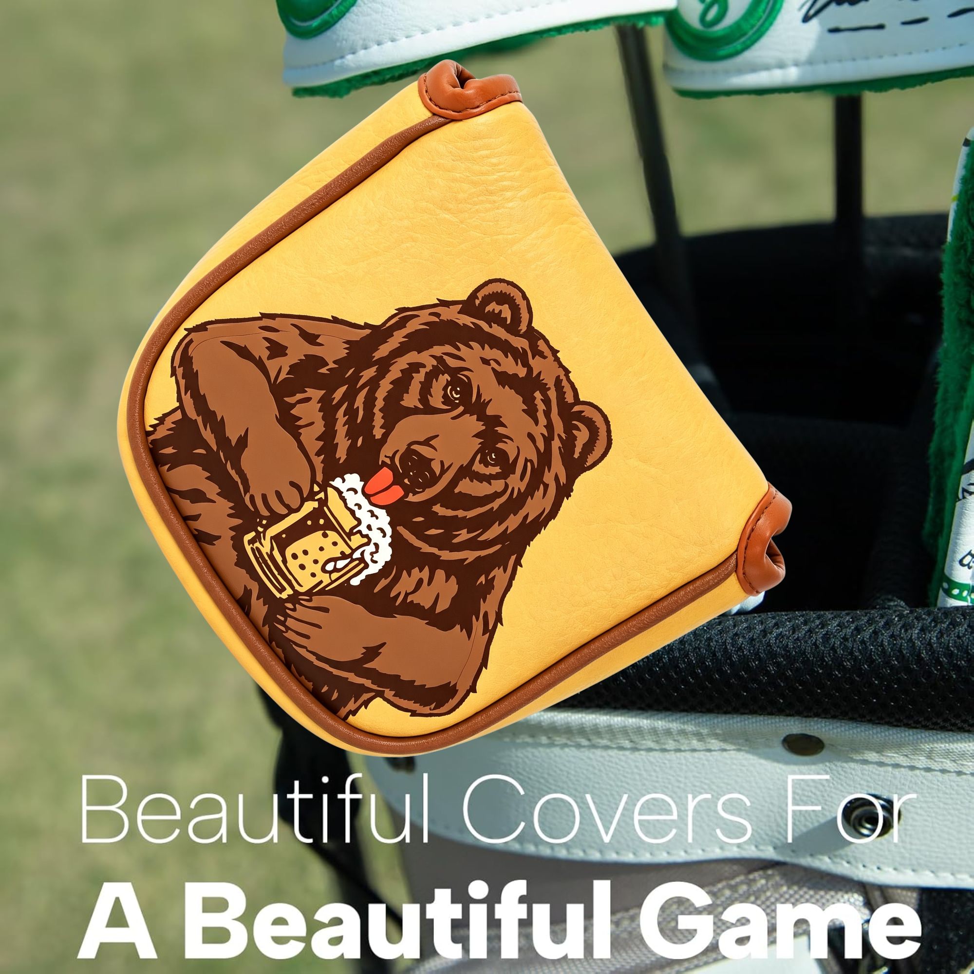 Penutup Kepala Putter Golf Bor - Beer & Wine Grab ulasan dan harga