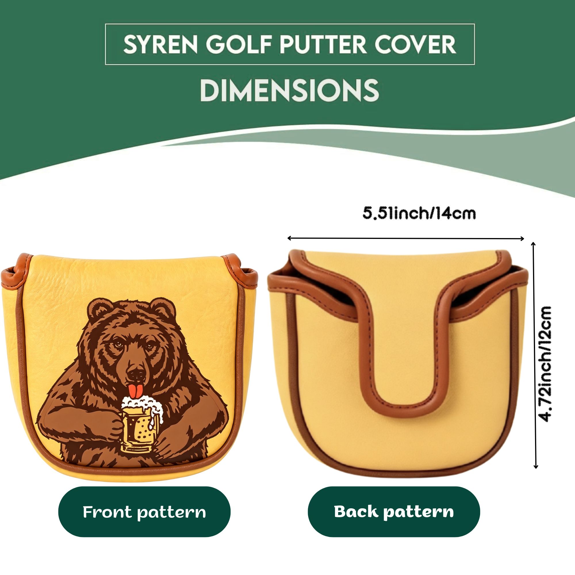 Penutup Kepala Putter Golf Bor - Beer & Wine Grab ulasan dan harga