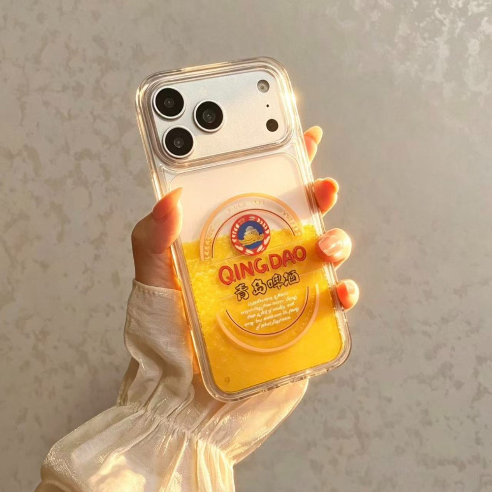 Casing Ponsel Cairan Pasir Ger - Beer & Wine Grab ulasan dan harga