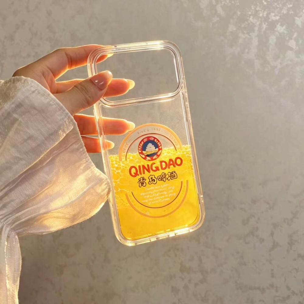 Casing Ponsel Cairan Pasir Ger - Beer & Wine Grab ulasan dan harga