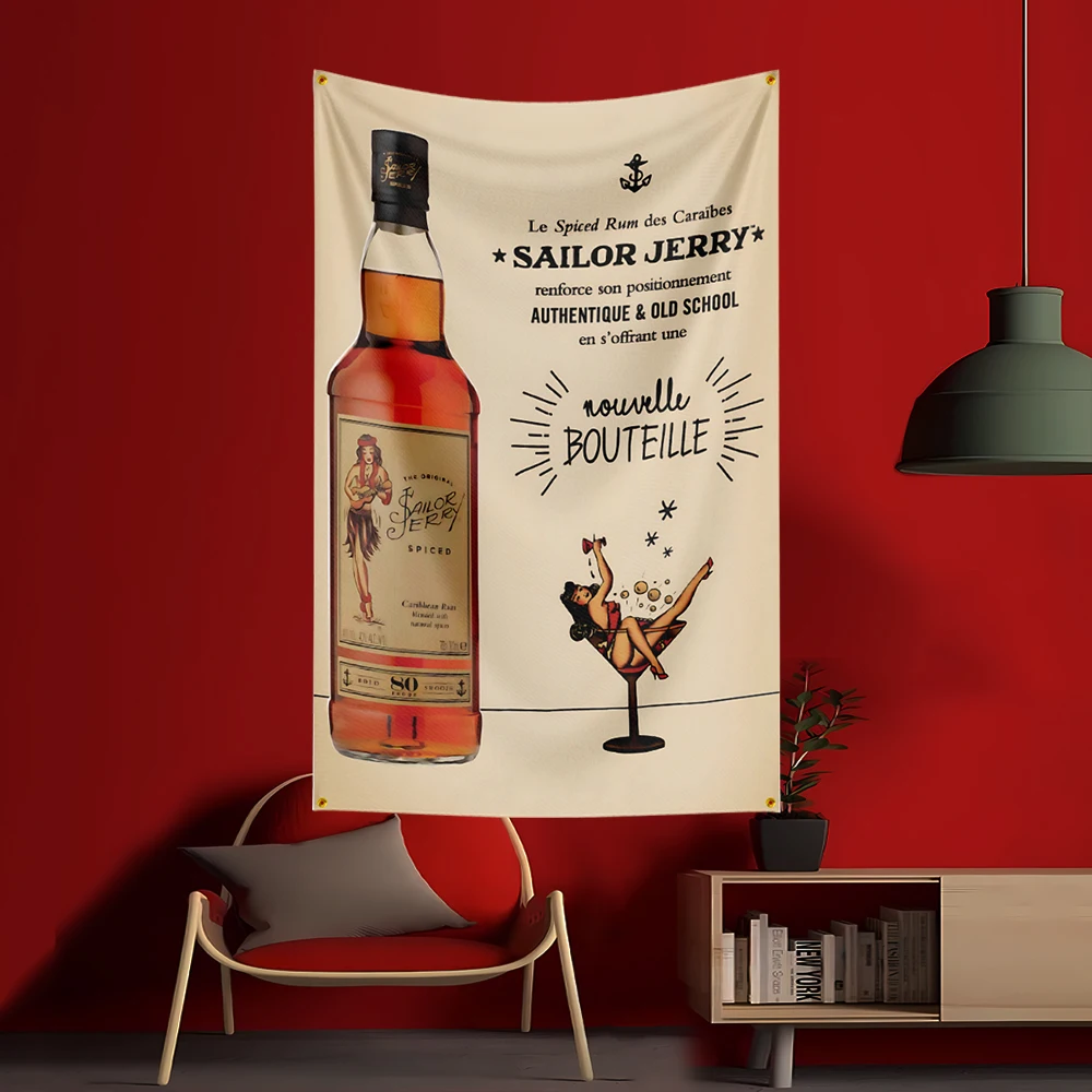 90X150CM S-sailor Jerrys Bende - Wine Beer Garden ulasan dan harga