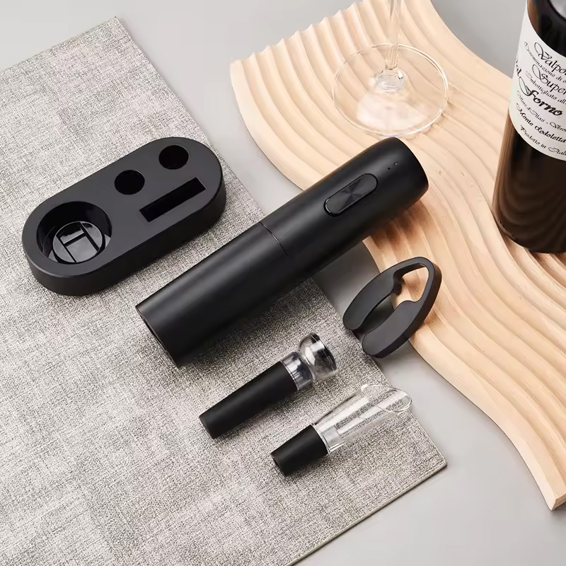Pembuka botol anggur listrik 4 - Bottle Stopper Set ulasan dan harga