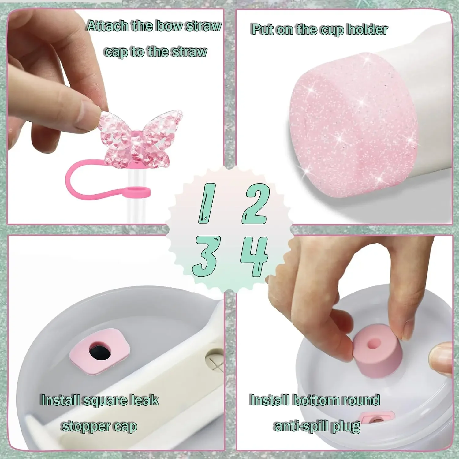 8 Buah Set Aksesori Cup untuk  - Bottle Stopper Set ulasan dan harga