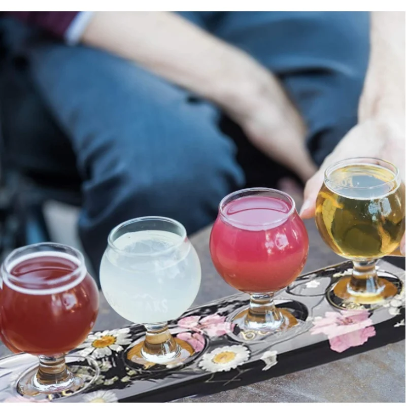 Nampan Saji kaca Shot cetakan  - Wine Beer Tasting ulasan dan harga