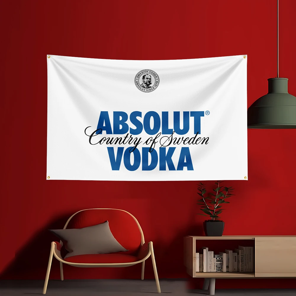 90X150CM A-Absolut Bendera Vod - Wine Beer Garden ulasan dan harga
