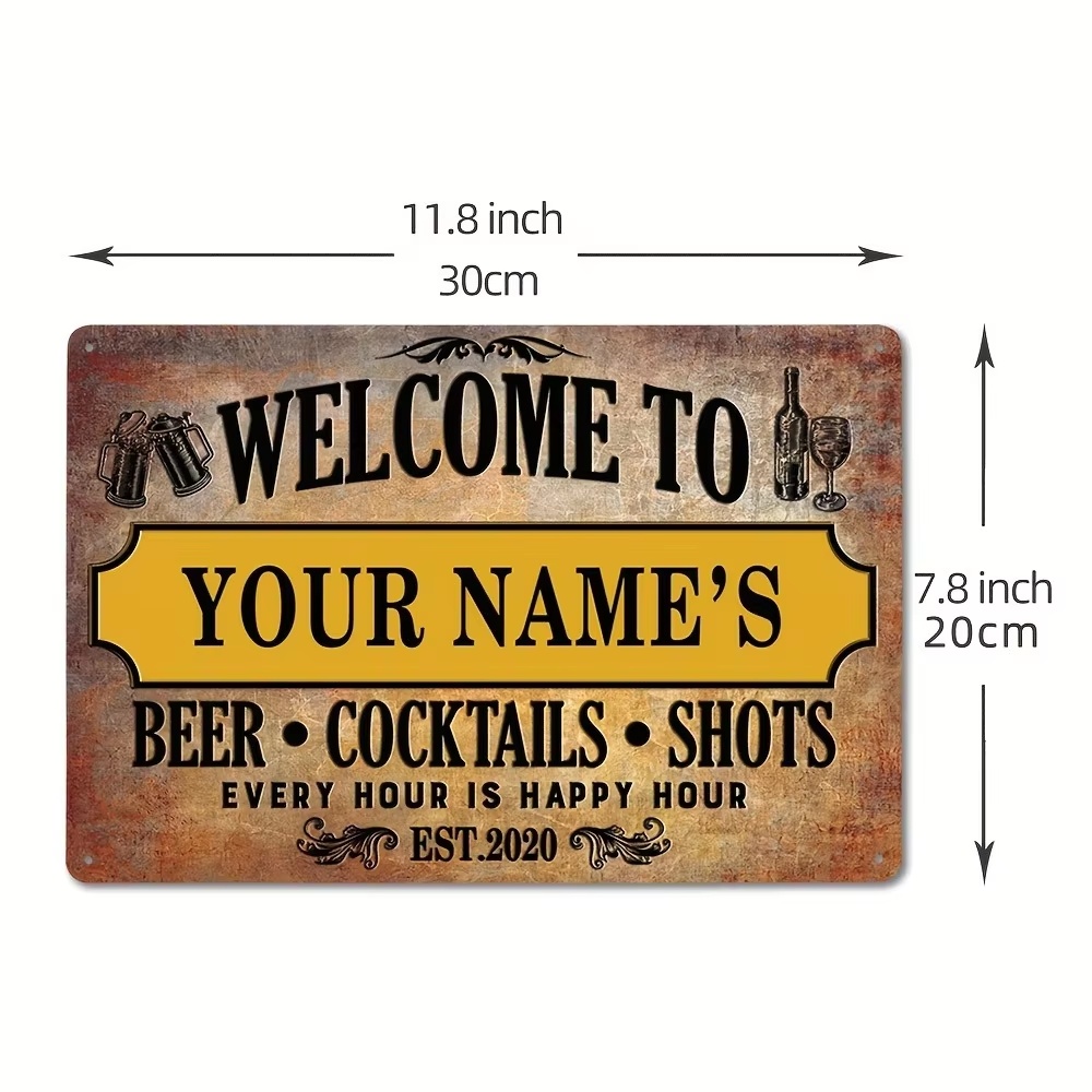 Papan Logam Kustom untuk Bar K - Beer & Wine Grab ulasan dan harga
