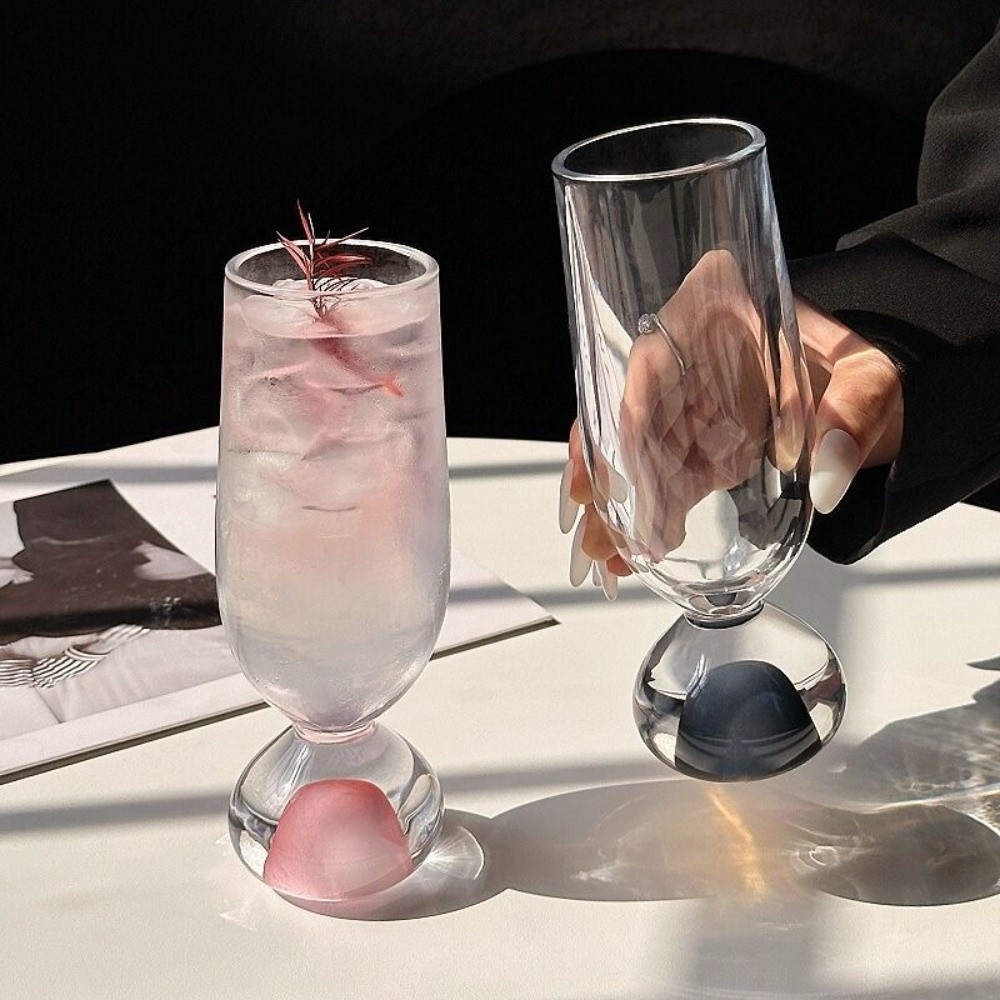 Gelas Kaca Kreatif Berbentuk B - Wine Beer Tasting ulasan dan harga