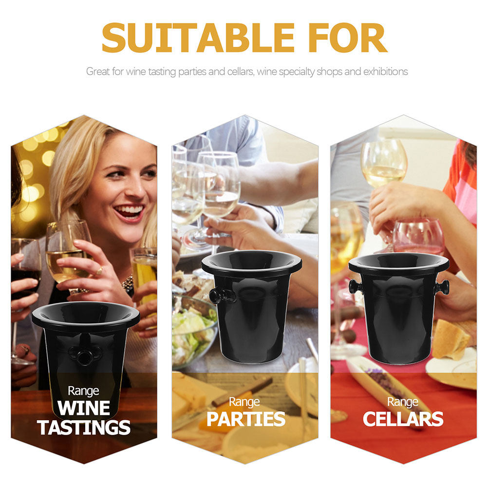 2 Buah Ember Es Plastik Gaya B - Wine Beer Tasting ulasan dan harga