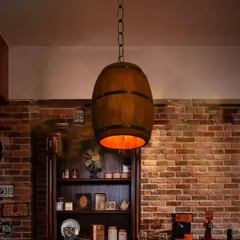 Lampu Rustic Vintage Chandelie - Wine & Beer Quito ulasan dan harga
